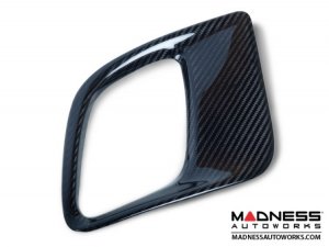 FIAT 500 ABARTH Front Side Air Duct Diffuser Set - Carbon Fiber - European Model
